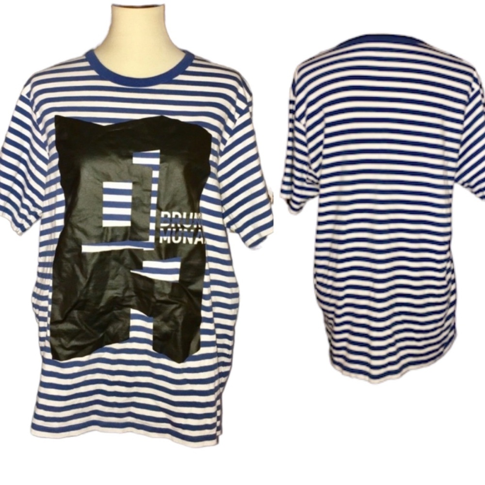 Uniqlo x Bruno Munari Striped Crew T-shirt Large
